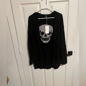 NWT Skull cashmere cardigan size XS